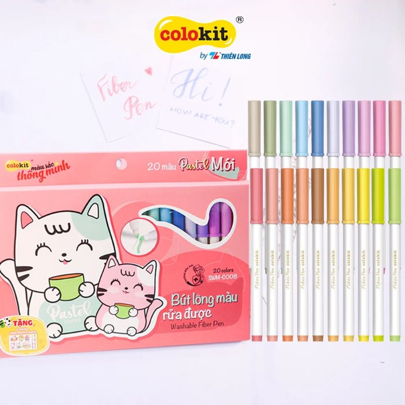 Bút lông màu  TL xóa được 20 màu và 36 màu