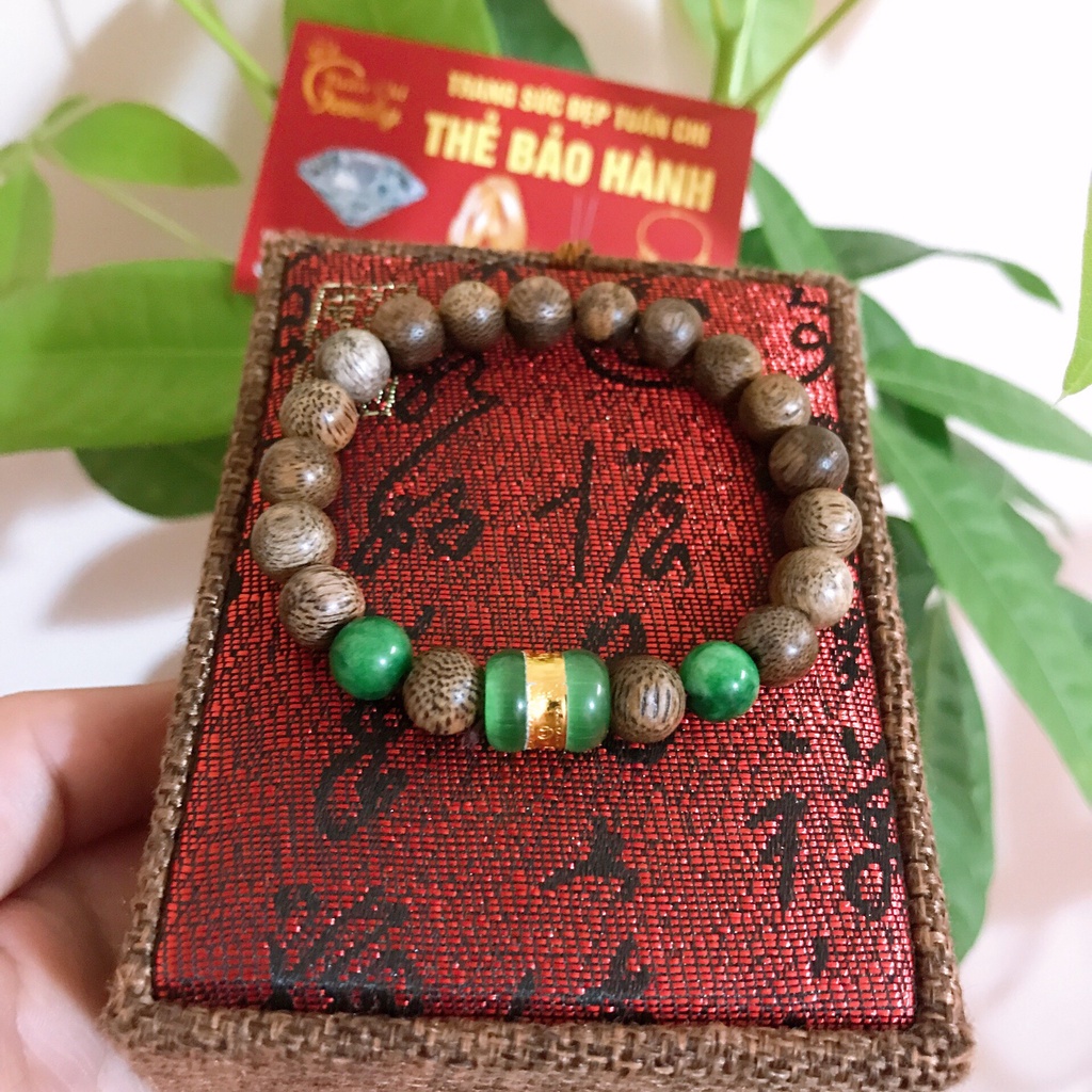 [𝑮𝑰𝑨̉𝑴 𝑺𝑶̂́𝑪] Vòng Tay Trầm Hương- Vòng Phong Thủy Kết Hợp Lu Thống Đủ Màu Theo Mệnh May Mắn- Tặng Hộp+Hạt+ Dây Dự Phòng