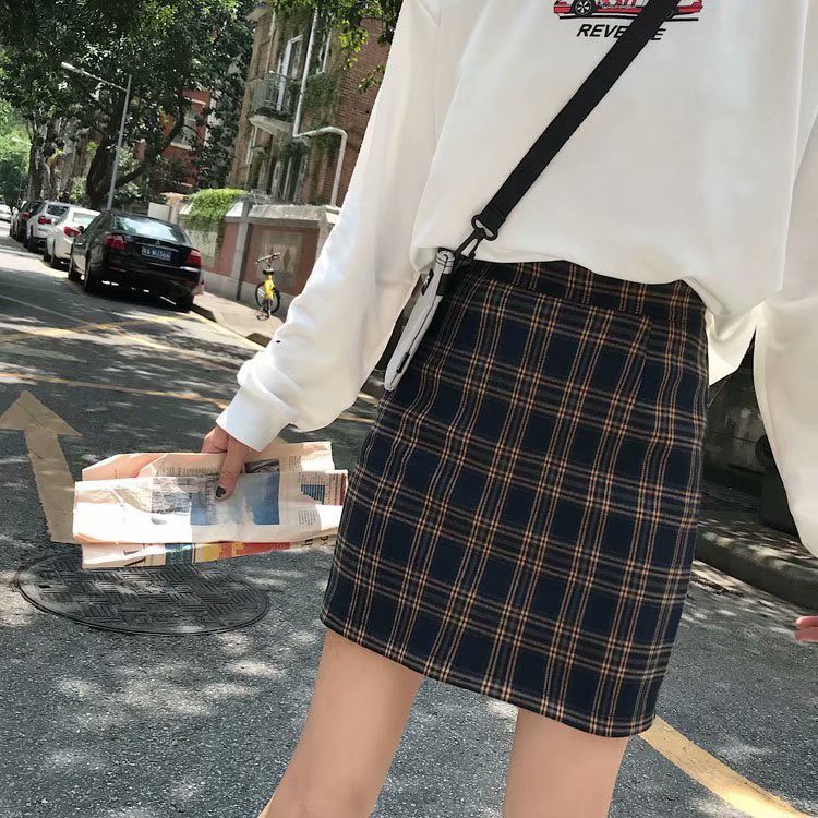 Chân Váy Công Sở Kẻ Năng Động Hàn Quốc CV03 | BigBuy360 - bigbuy360.vn
