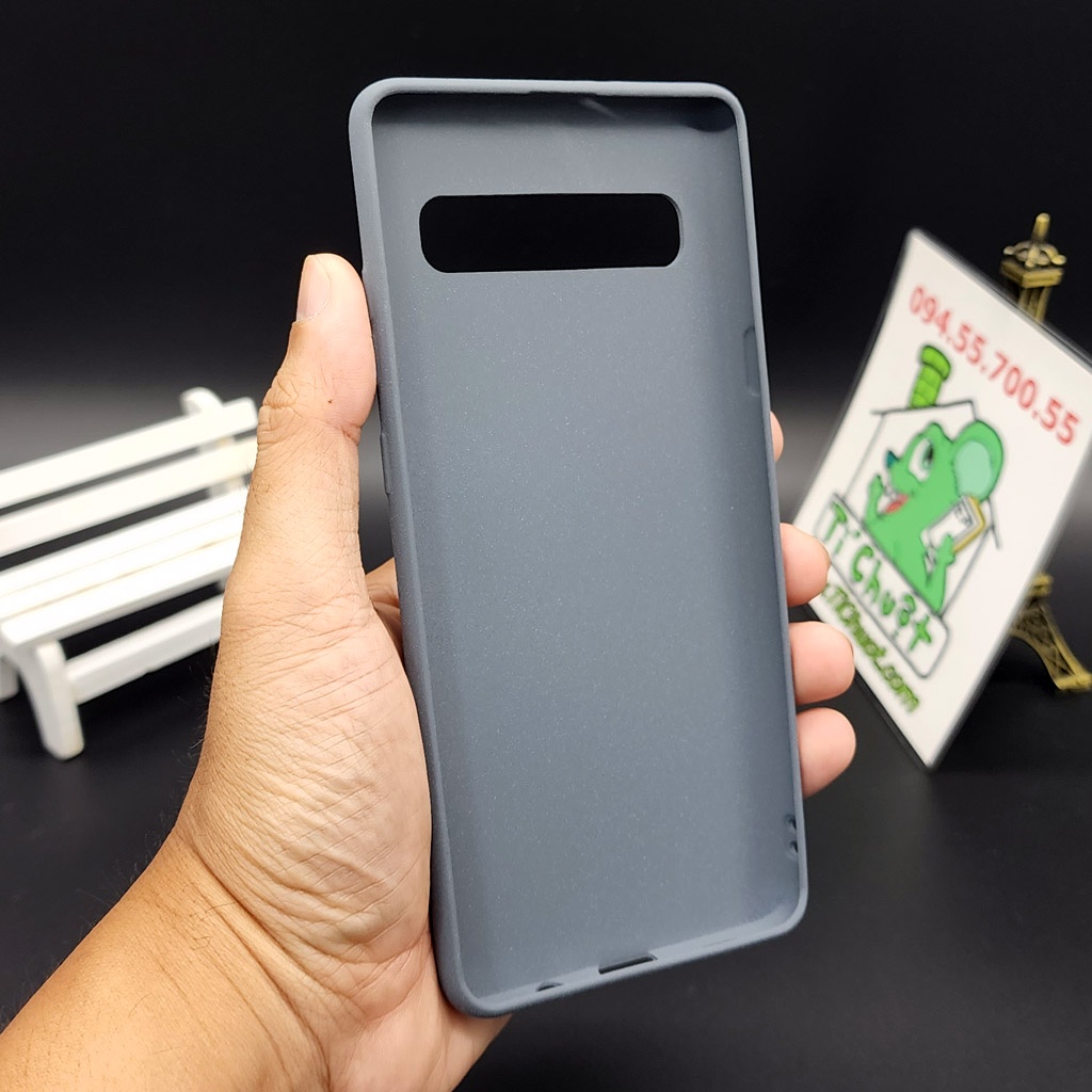 [Ảnh Thật] Ốp lưng Samsung S10 5G Dẻo Màu Phun Cát Nhám Mịn
