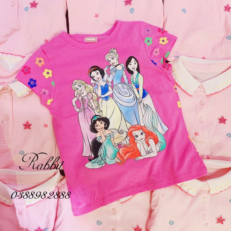 Áo thun cotton Disney bé gái - RABBITSHOP