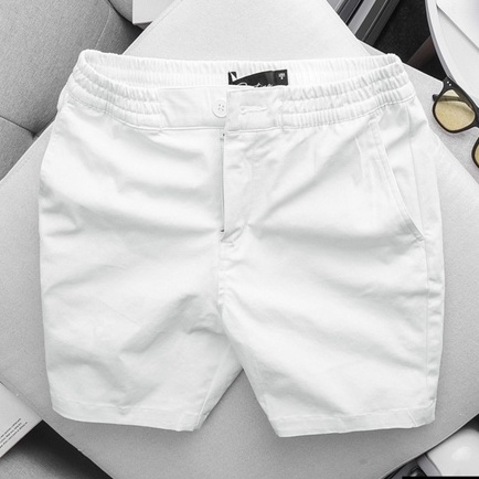 Quần Short Kaki Nam BENTINO TÚI HỘP LƯNG PHỐI THUN CO GIÃN Cao Cấp 5 Màu Trẻ Trung, Cá Tính Hàng Xuất Xịn