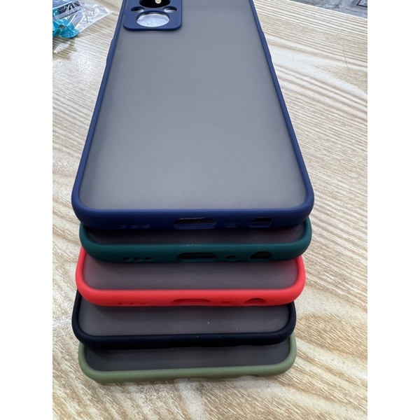 Ốp lưng Oppo A96 /Reno7Z dẻo viềng lưng nhựa nhám