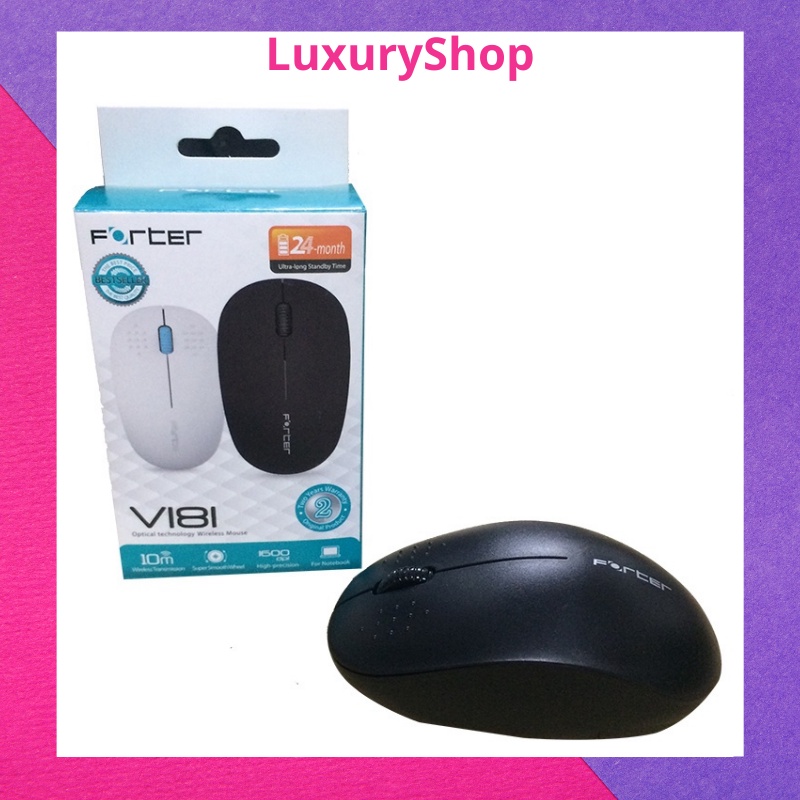 Chuột máy tính không dây chuot may tinh v181 FORTER- CKD181