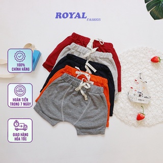  Quần thun bé trai quần đùi short thun cho bé từ 6 - 24kg 