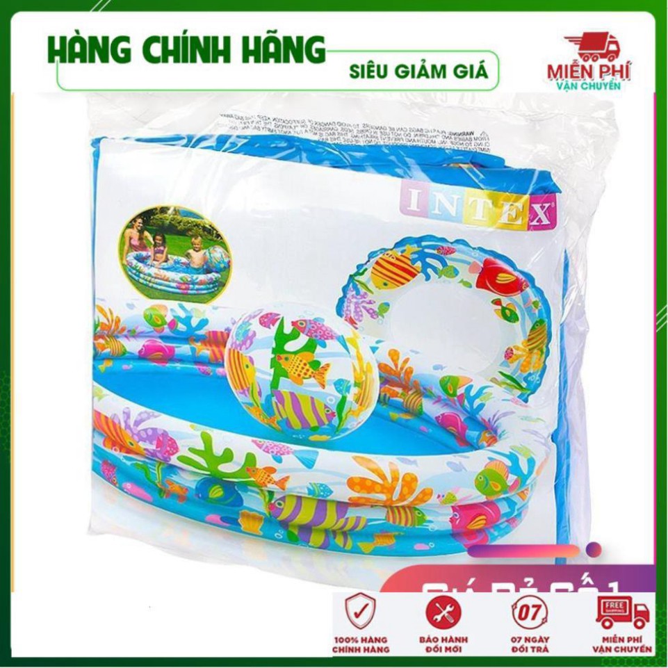 💖FREESHIP - Giá Sỉ💖 Bể Bơi Phao - Bể Bơi Cho Bé 3 Tầng 3 Chi Tiết  [KÈM PHAO VÀ BÓNG] - Đồ Gia Dụng Thông Minh