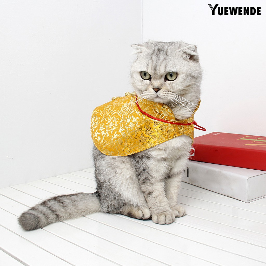 Áo Choàng Giữ Ấm Cho Thú Cưng Phong Cách Trung Hoa