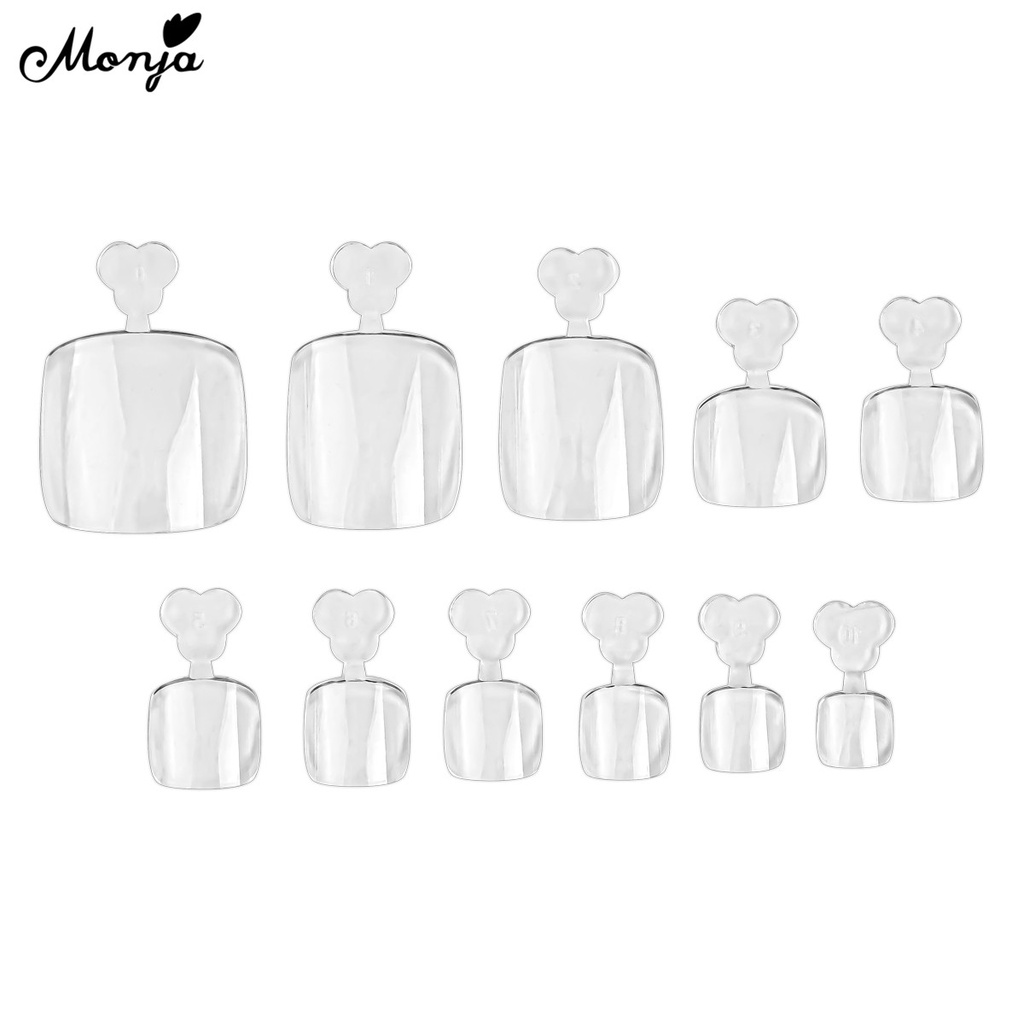 Bộ 550 Móng Chân Giả Che Phủ Toàn Diện Bằng Acrylic Gel UV