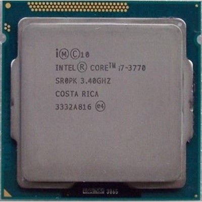 Vi xử lý intel i7 3770 socket 1155 hàng đẹp. bảo hành 1 tháng sử dụng.