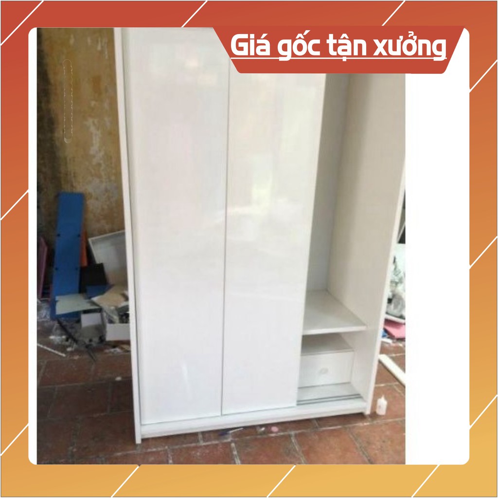 [Chỉ ship HN] Tủ quần áo cánh lùa đẩy nhựa đài Loan 3 cánh 185*126*50cm _Ib mình nhé