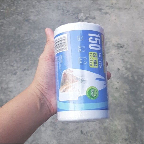 Túi Tự Hủy Sinh Học TAMIKO 150 Túi Cao Cấp, 15 x30 cm.