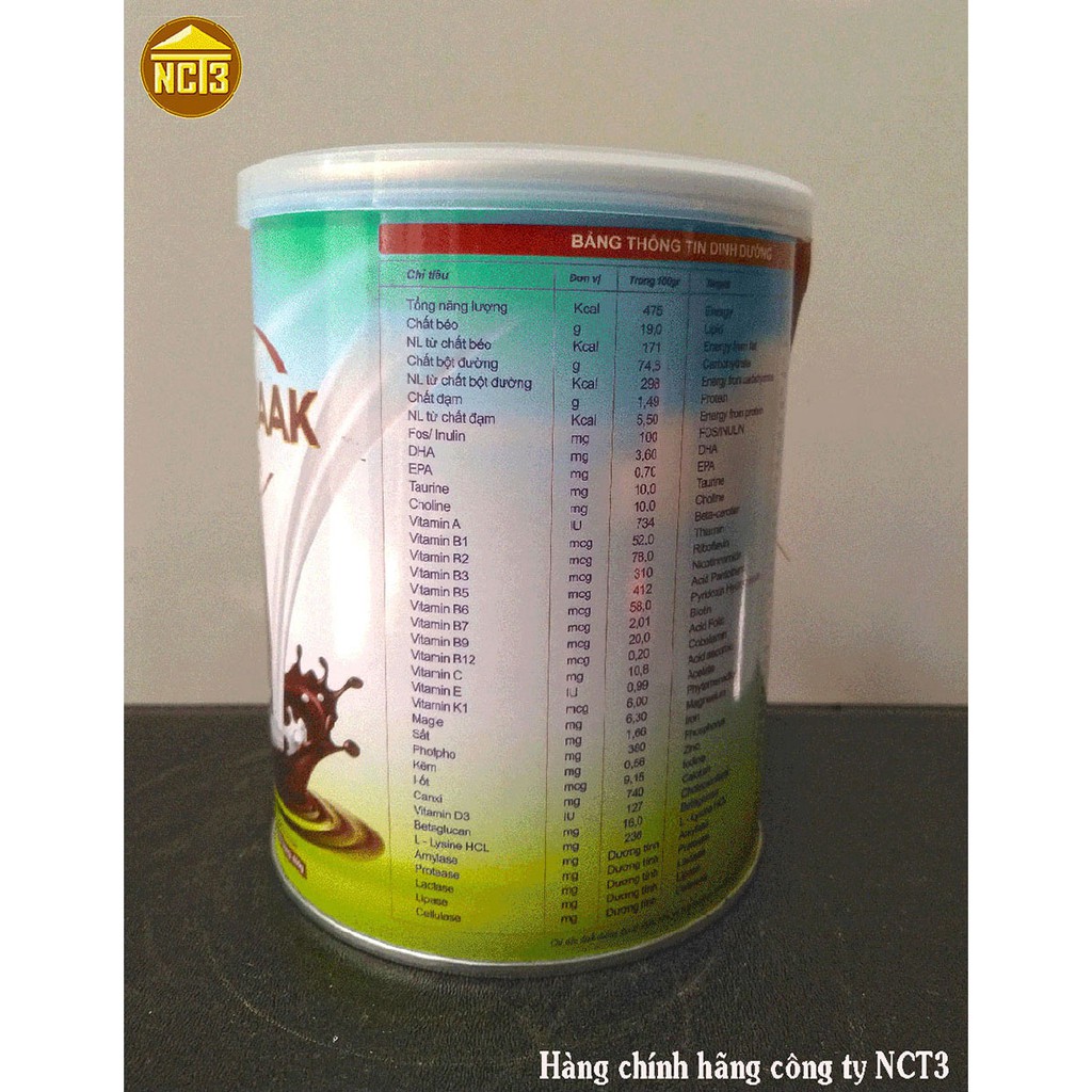 Sữa Bột Cho Trẻ Trên 3 tuổi GROOT MAAK SOCOLA (900g) (Hàng chính hãng công ty NCT3 )