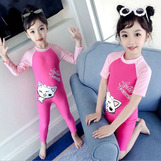 [Hình Thật] Đồ bơi, áo tắm bé gái liền thân xinh xắn BK-336h