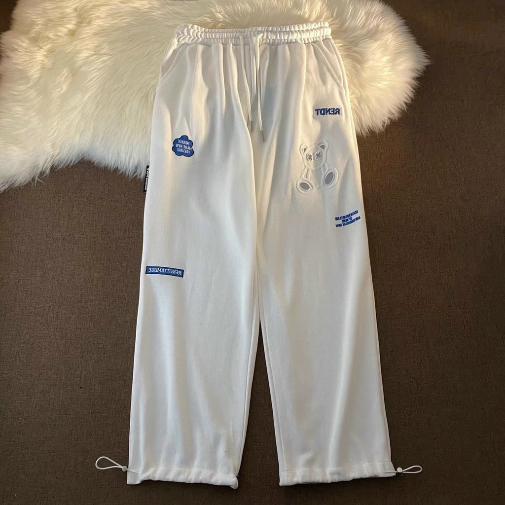 Quần jogger nam nữ Unisex BABY BEAR chốt gấu chất Umi mềm mịn - GENZOO