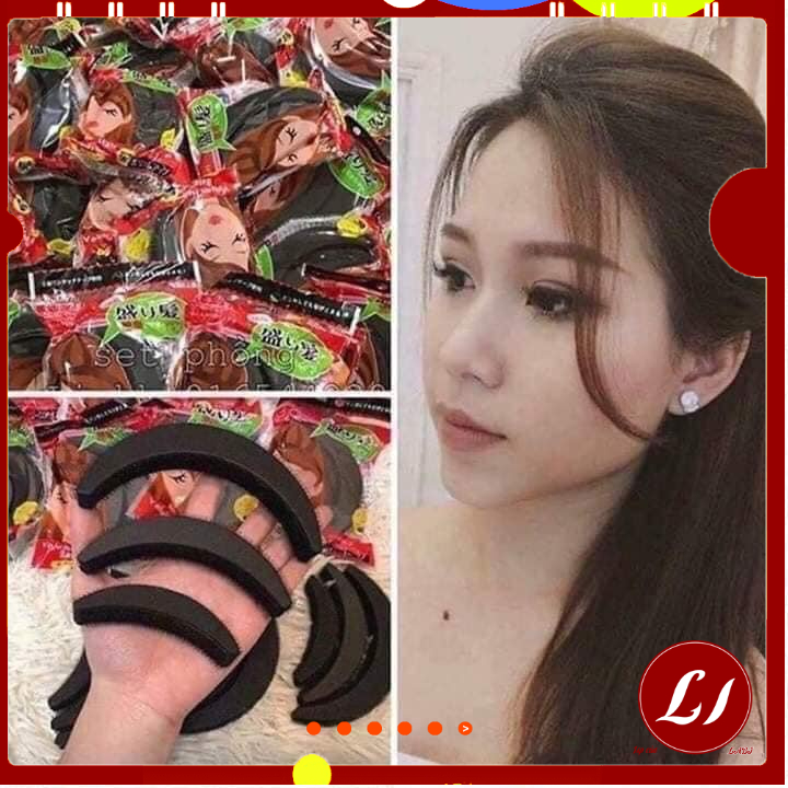 SET 3 kẹp tóc phồng mái tạo nhiều kiểu tóc