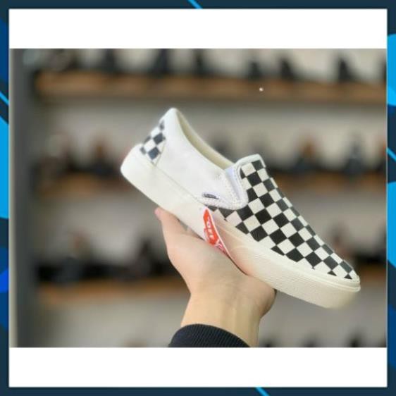 Giày Sneaker Slipon Vans Caro Lười [Chuẩn 11 - Free Ship] | BigBuy360 - bigbuy360.vn