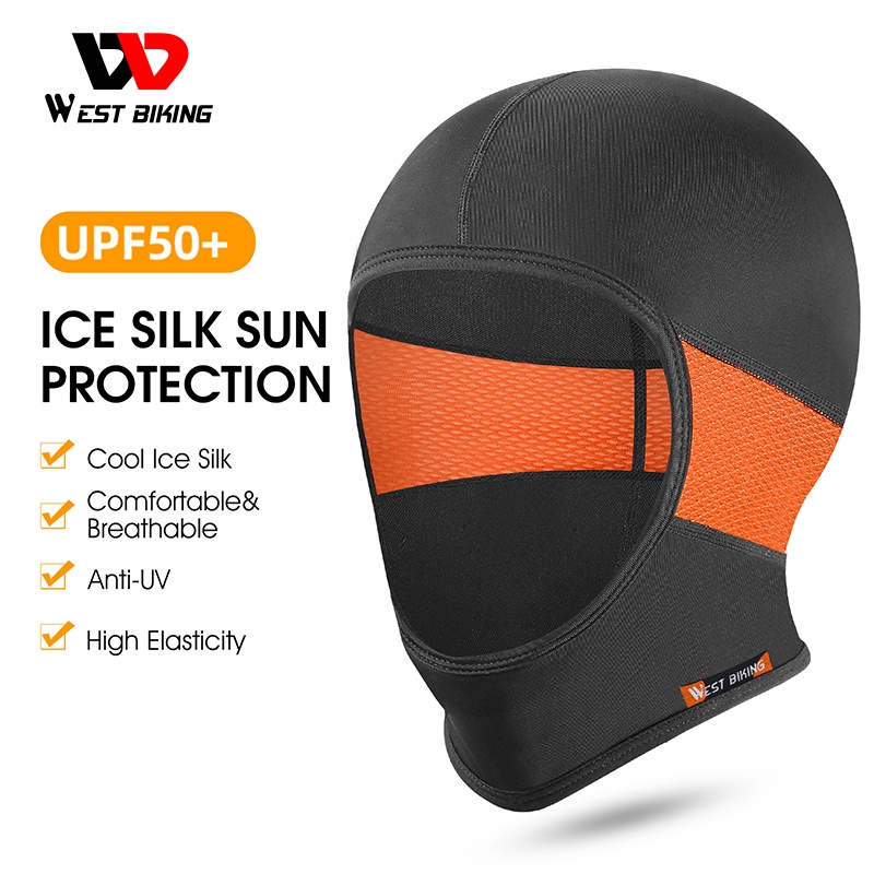Mũ trùm đầu WEST BIKING chất liệu lụa lạnh chống nắng chống tia UV thoáng khí thời trang dành cho cả nam và nữ