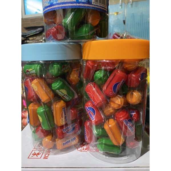 Lọ 50 cái kẹo cao su hình lon cô ca