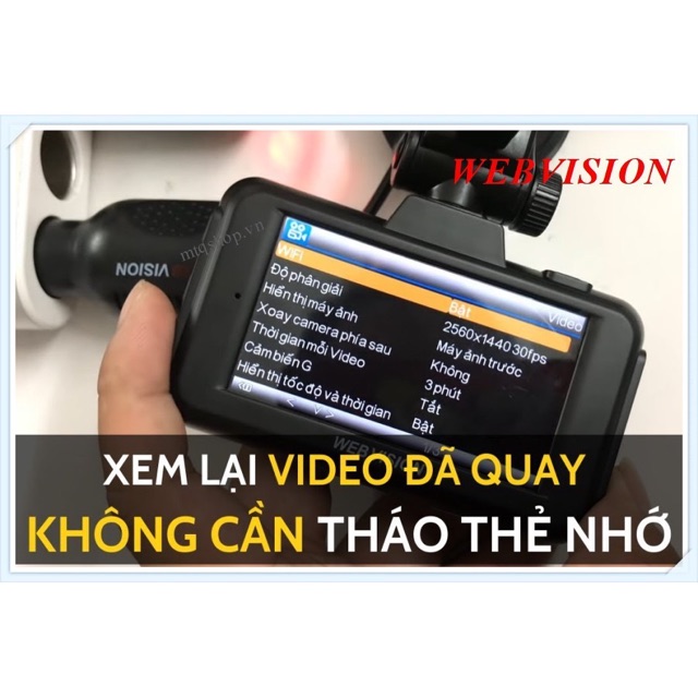 Camera hành trình ô tô webvision a28 chính hãng - ảnh sản phẩm 2