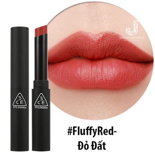 SON 3CE SLIM FLUFFY RED - ĐỎ ĐẤT