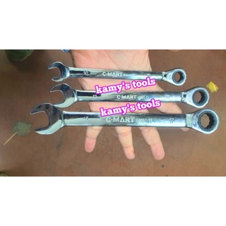 Cờ Lê Vòng Miệng Tự Động Cmart 8mm-19mm (Cờ Lê Vòng Tự Động, Cờ Lê Vòng Đảo Chiều)