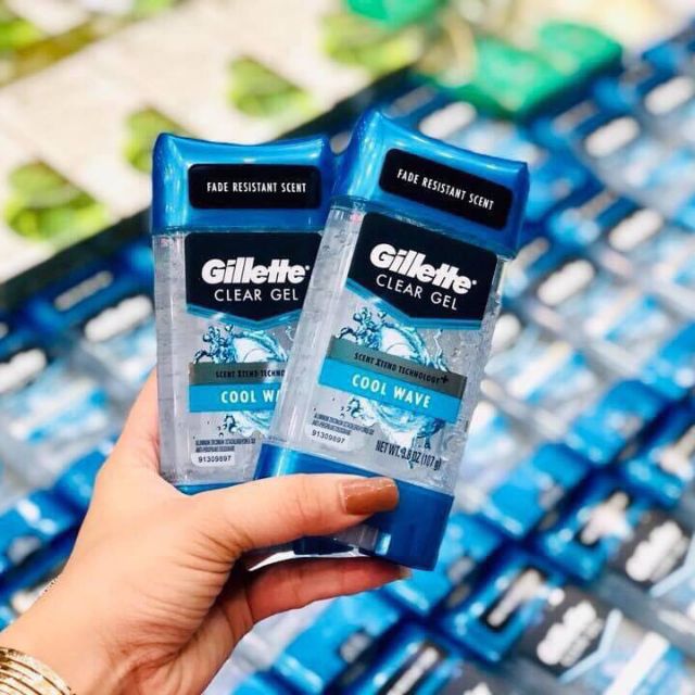Lăn khử mùi Gillette Endurance Cool Wave Clear Gel 107g