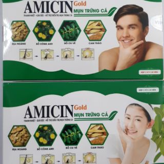 AMICIN MỤN TRỨNG CÁ