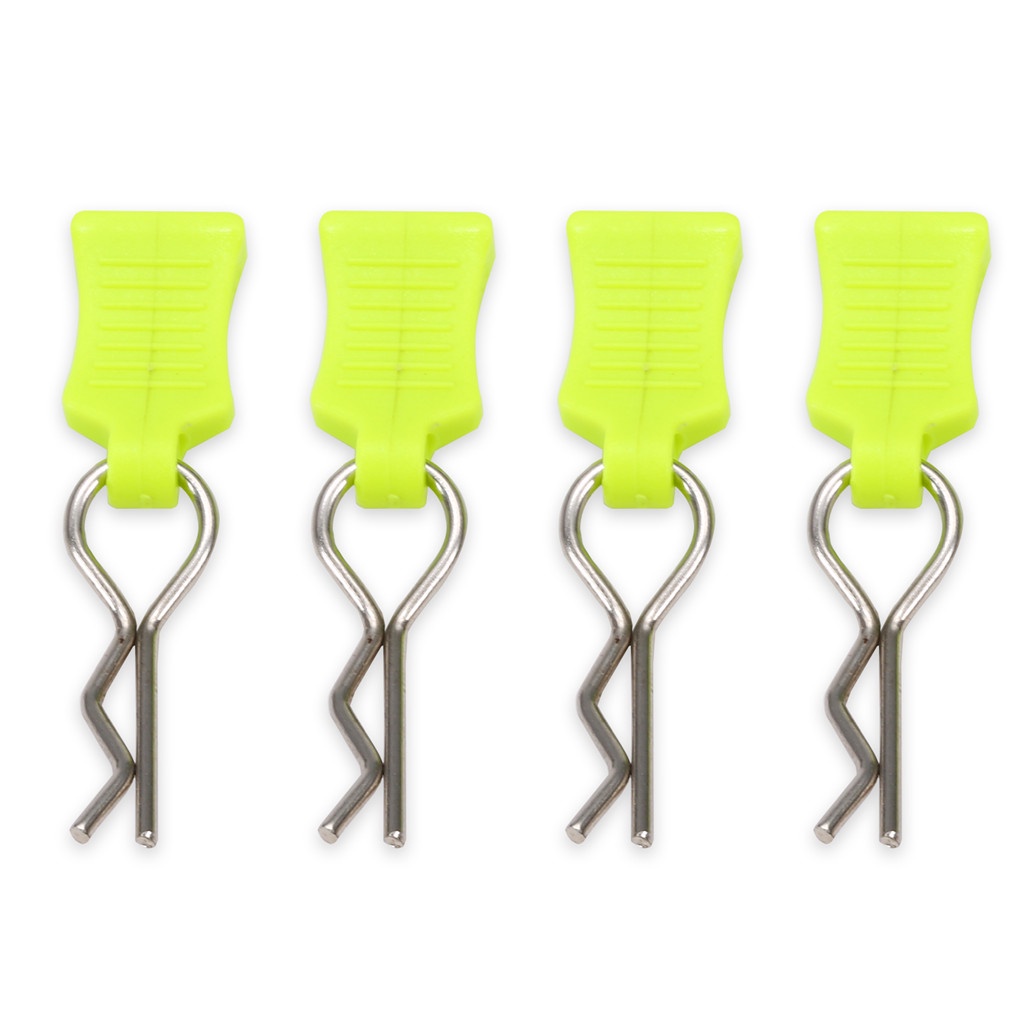 Set 4 Kẹp Vỏ Nhôm Cố Định Cho Mô Hình Xe Điều Khiển Từ Xa 1/8 1/10 1/12