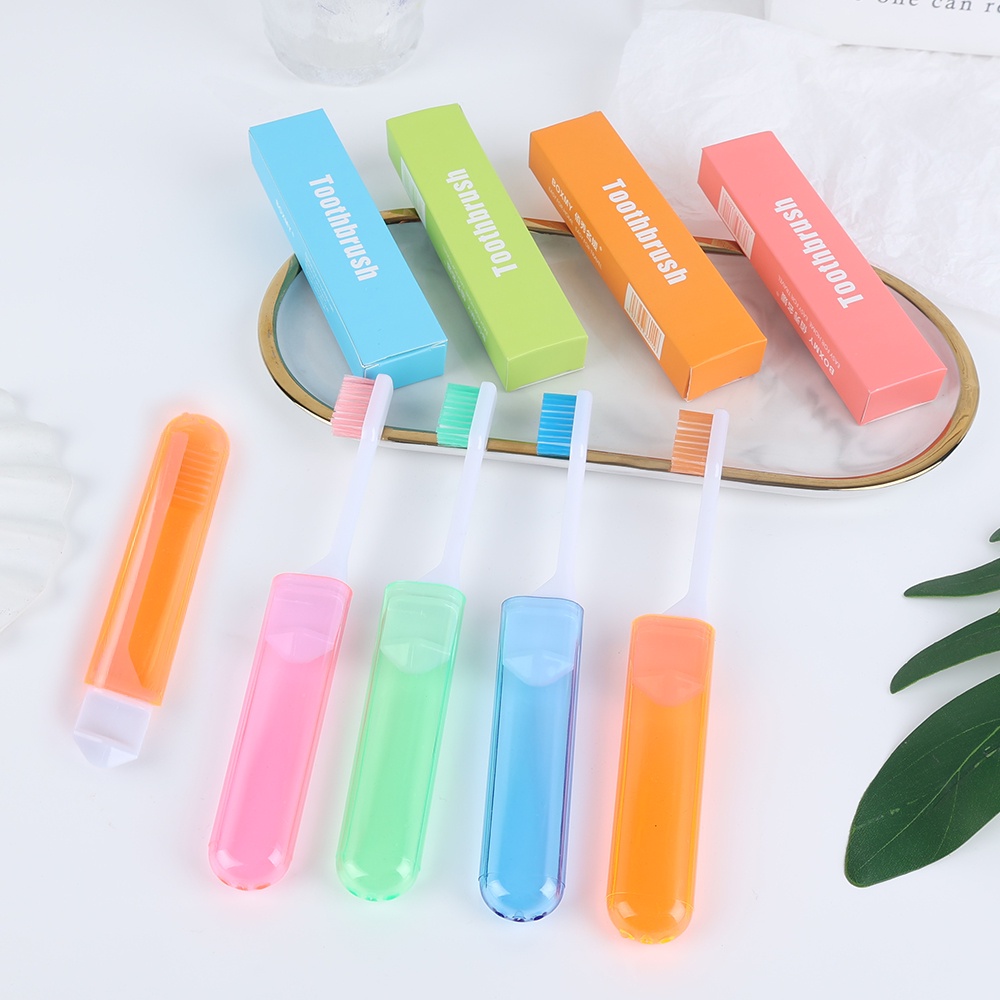 1 Bàn Chải Đánh Răng Siêu Mềm Có Thể Gấp Lại Tiện Dụng