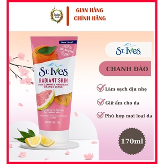 Sữa rửa mặt tẩy tế bào chết từ Cam và Chanh Hồng St.Ives