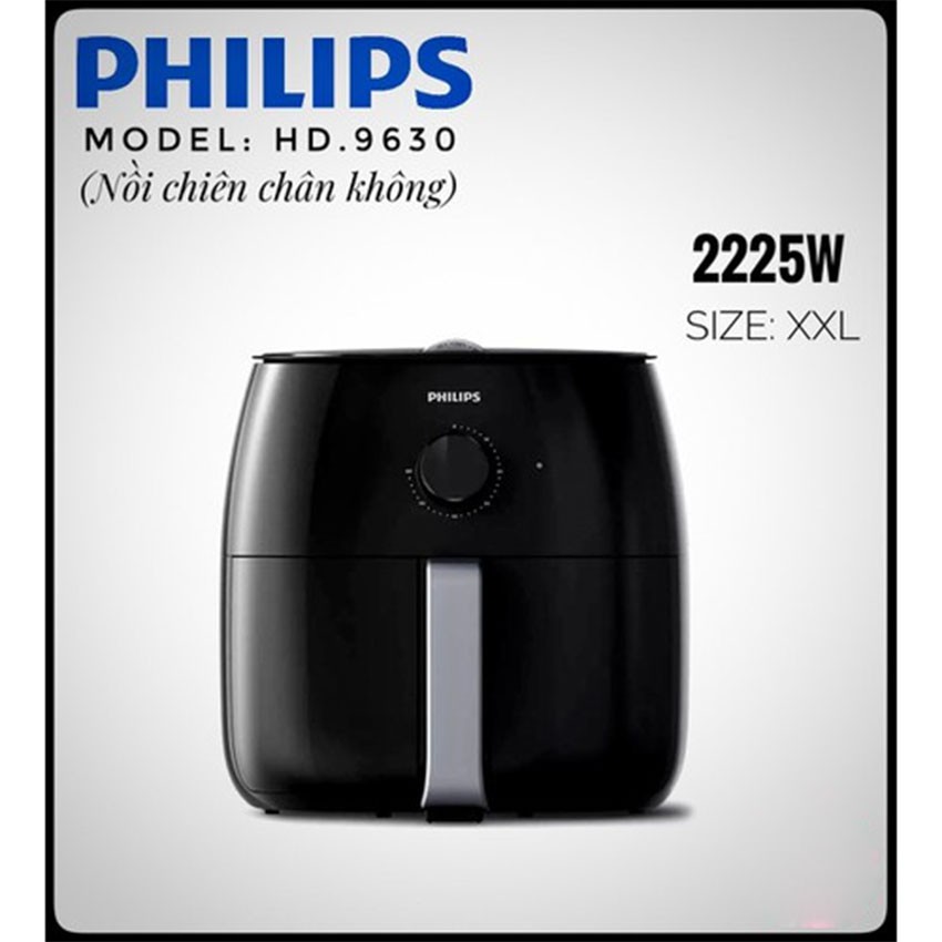 Nồi chiên không dầu Philips 4.1 lít HD9252 /90; HD9630 /90