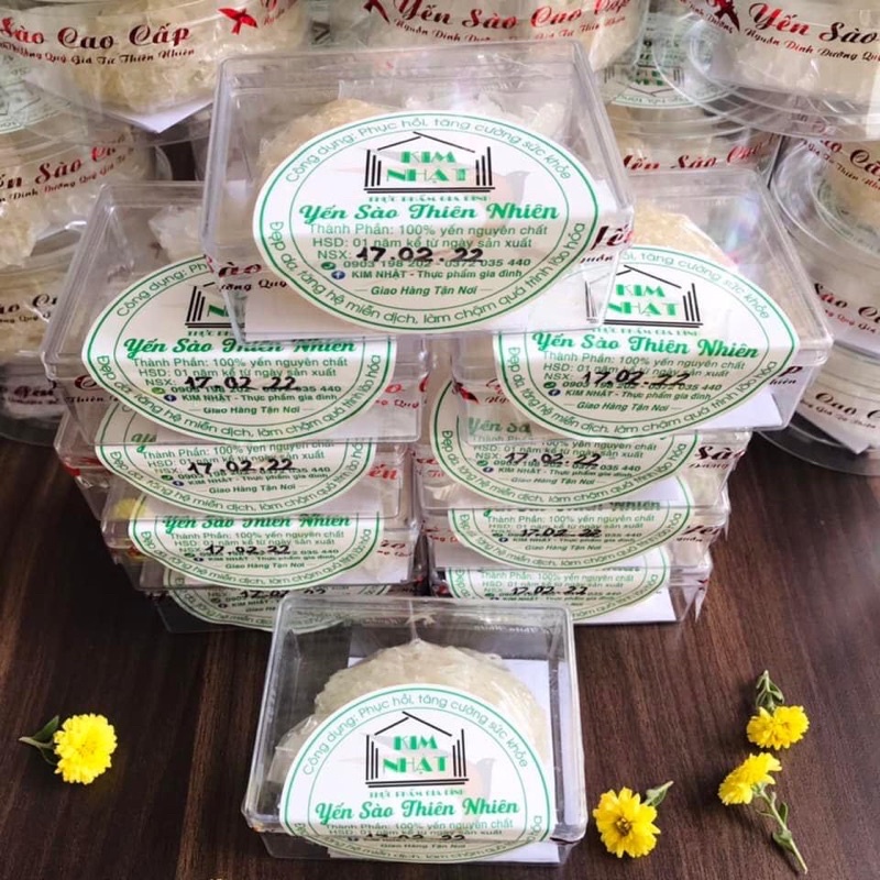 [YẾN SÀO KIM NHẬT] Yến chưng sẵn 100% từ thiên nhiên, trại yến nhà nuôi cam kết chất lượng