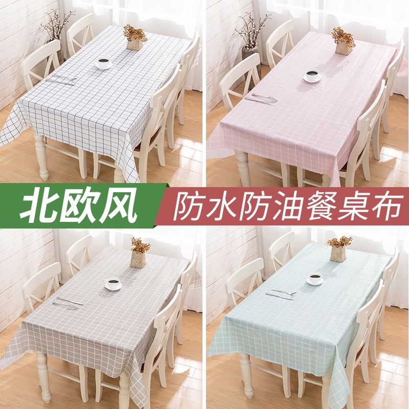 Khăn Trải Bàn Bằng PVC Chống Nước Chống Dầu