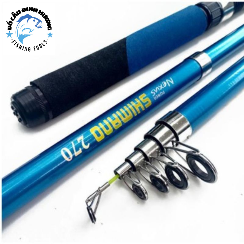 Cần câu rút Shimano và máy cùng phụ kiện