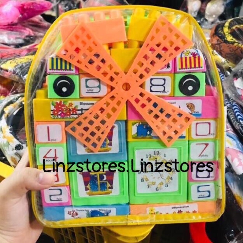 Bộ balo xếp hình cho bé- Đồ Chơi Giúp Bé Tăng Khả Năng Sáng Tạo - Đồ Chơi Phát Triển Trí Tuệ