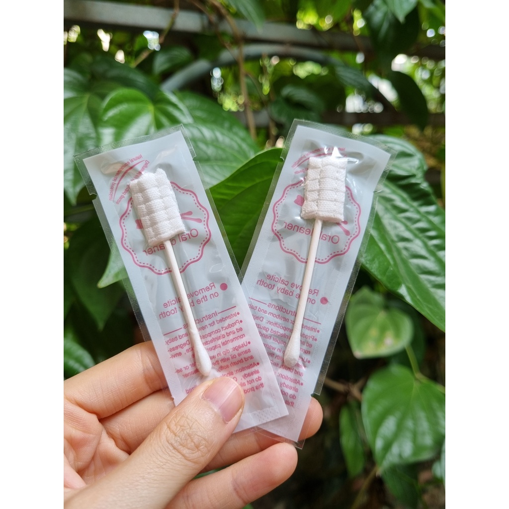 Gạc rơ lưỡi V-Cool vệ sinh răng miệng cho bé 30 gói