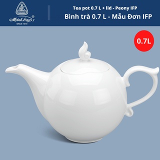 Bình trà 0.7 l - mẫu đơn ifp - trắng ngà - 687013000