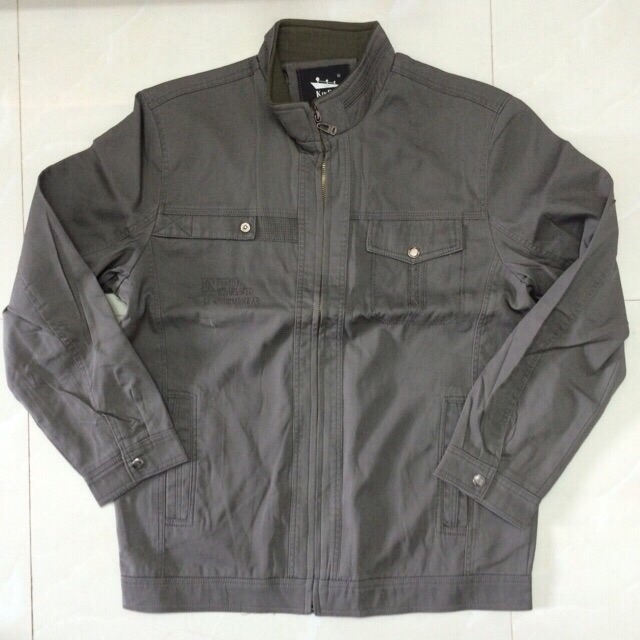 Áo khoác kaki nam trung niên cao cấp