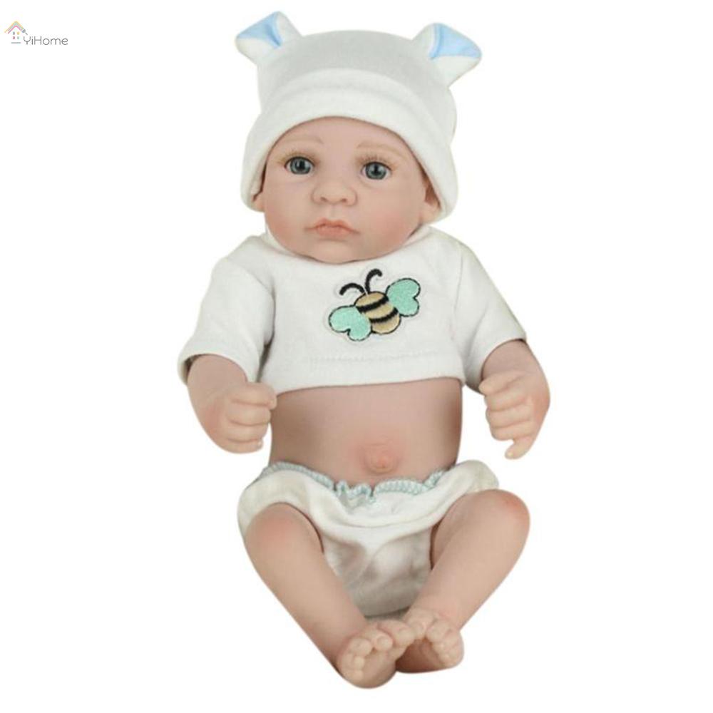 REBORN REBORN Búp Bê Em Bé Sơ Sinh 10 Inch Sống Động Như Thật