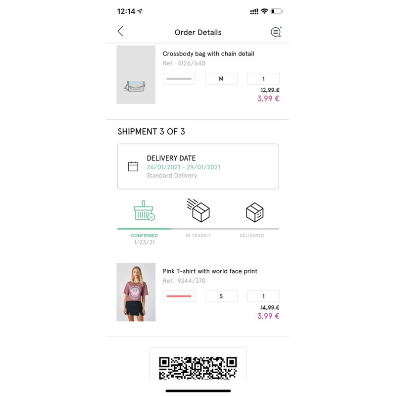 Trả order pull.and.bear