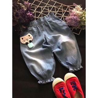 Quần jean cotton Alibaba bé gái