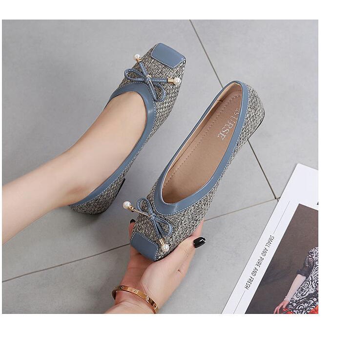 Giày Công Chúa Dệt Kim Plus Size Cho Nữ