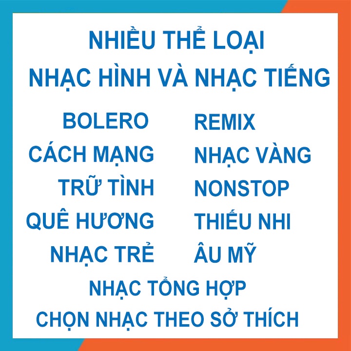 Usb nhạc ô tô có sẵn 3500 bài hát đầy đủ các thể loại, mp3, mp4 hình và tiếng, chọn nhạc theo sở thích - Bảo hành 5 Năm
