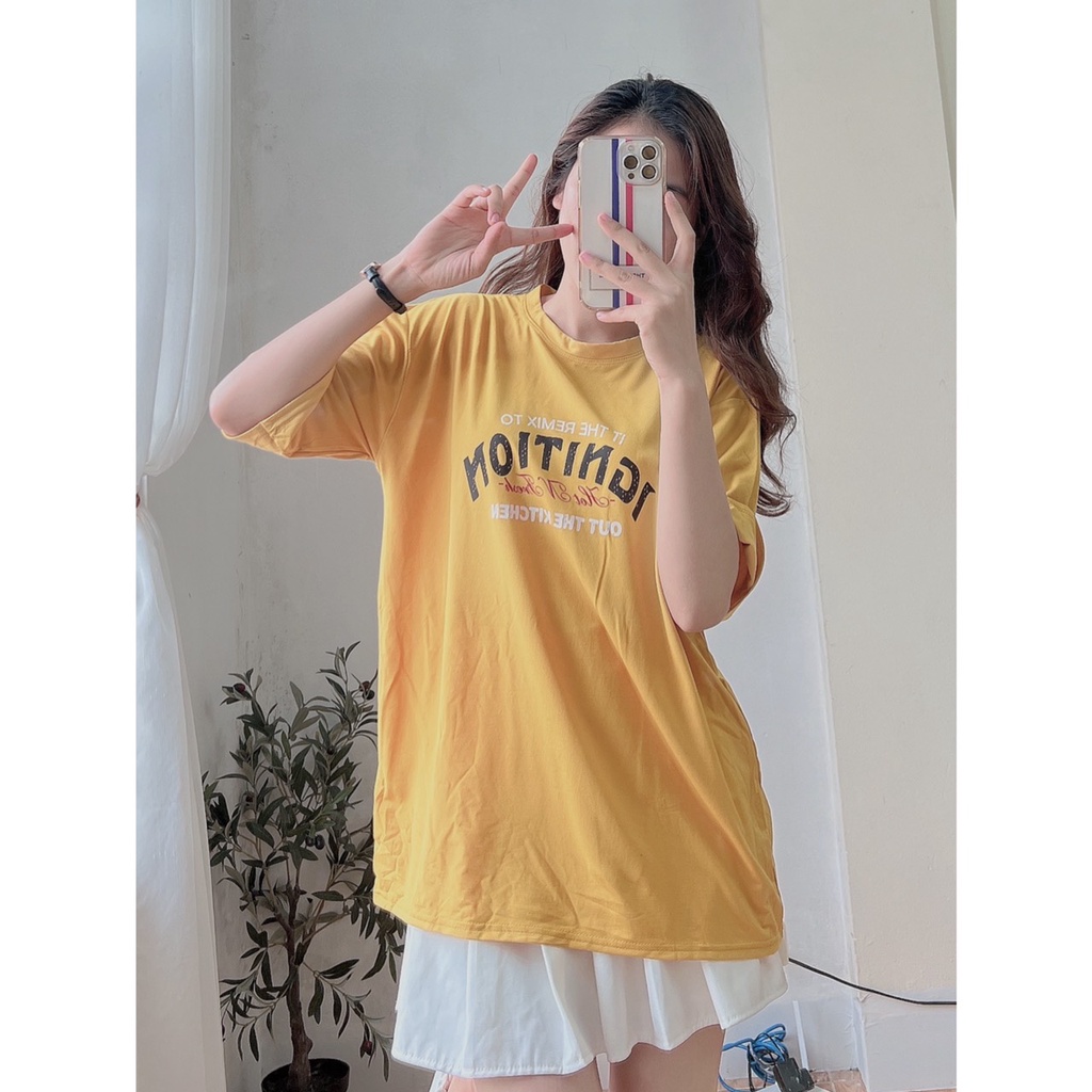 Áo Thun Ignition Form Rộng PEONYB Nữ [FREESHIP]  Phông tay lỡ in hình vintage phong cách 3158 đẹp hàn quốc Ulzzang