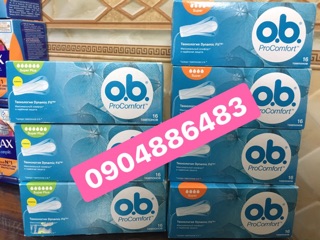 Băng vệ sinh nút/ Tampon o.b.