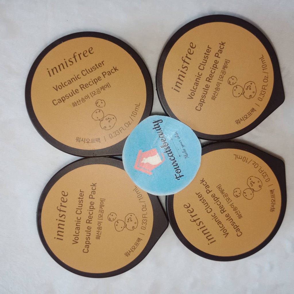 Mặt Nạ Chiết Xuất Tro Núi Lửa Innisfree Capsule Recipe Pack – Volcanic Cluster