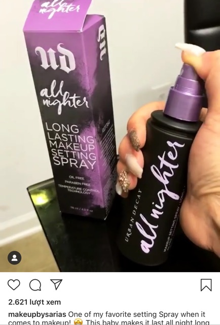 Bill US - Xịt khoá nền Urban Decay All Nighter FULLSIZE | BigBuy360 - bigbuy360.vn