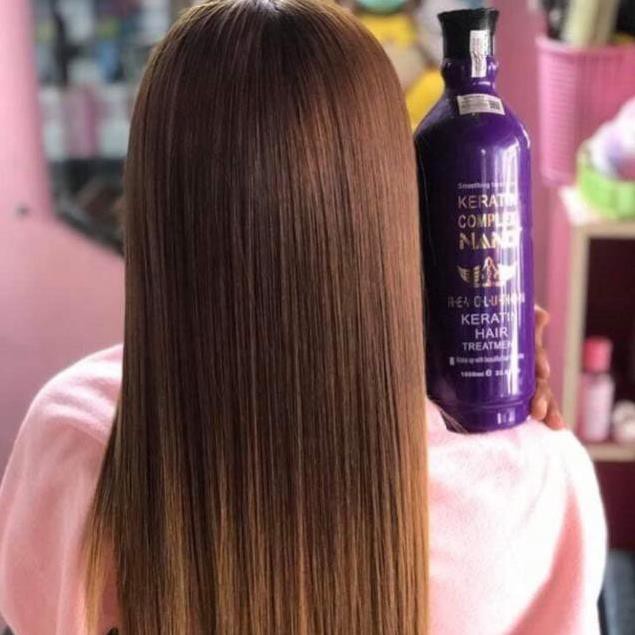 [Chính hãng] [Siêu rẻ] Keratin Nano Complex phục hồi kẹp thẳng chính hãng mẫu mới nhất 2020 1000ml