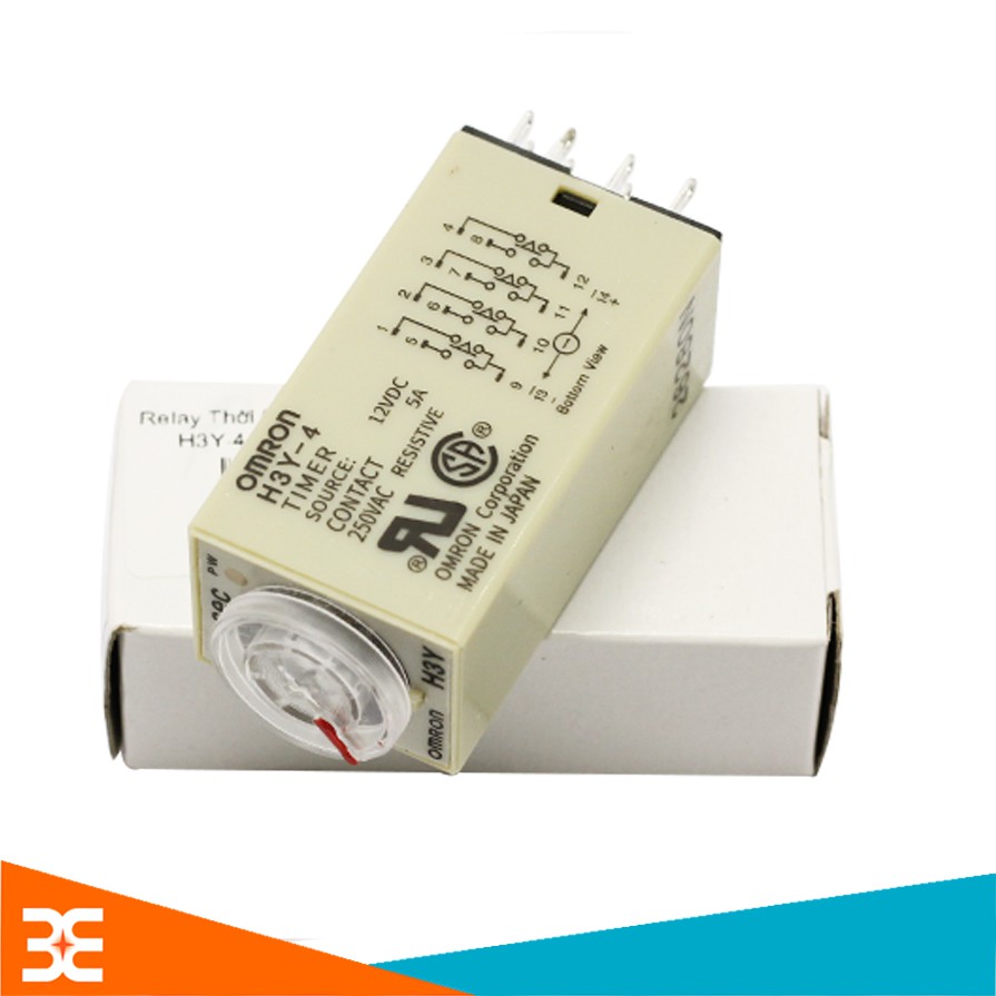 Relay Thời Gian Timer Omron H3Y-4 14P 12V