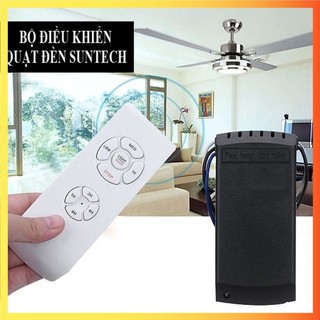 Bộ điều khiển quạt trần 5 cánh có đèn dùng sóng RF